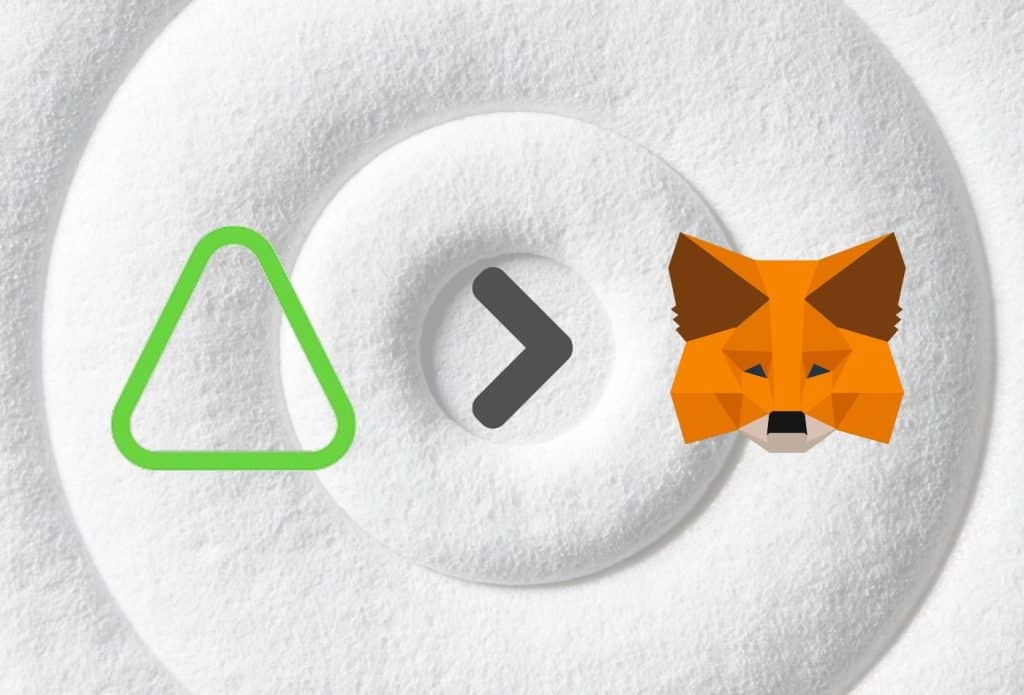 add aurora to metamask thumbnail with an arrow
