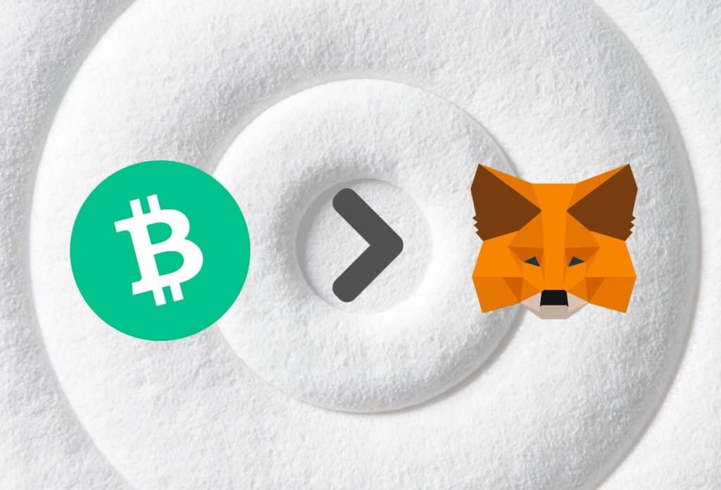add smart bitcoin cash to metamask thumbnail with an arrow