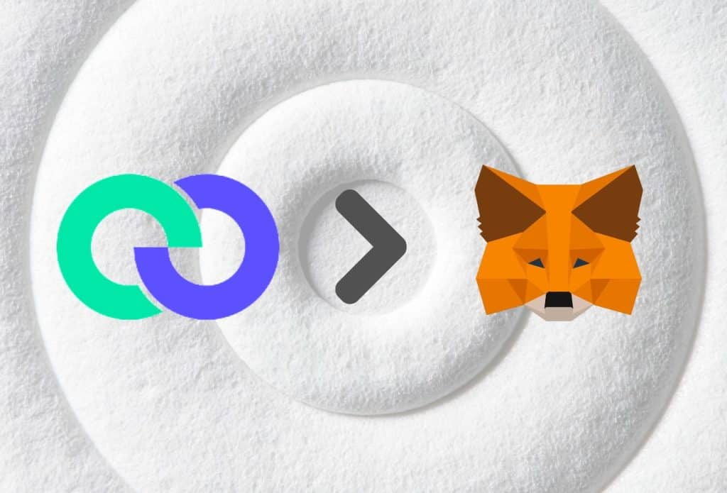 add coinex to metamask thumbnail with an arrow