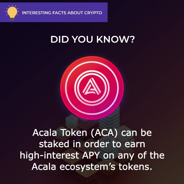 Acala (ACA) Interesting Facts