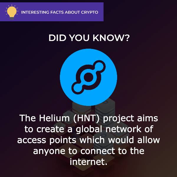 Helium (HNT) Interesting Facts